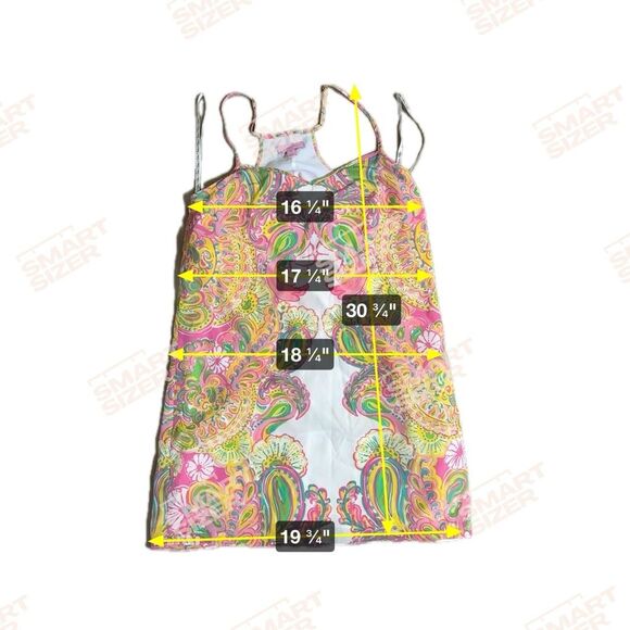 Lilly Pulitzer Dusk Hotty Pink Double Trouble Engineered Silk Slip Dress Small - Picture 10 of 13